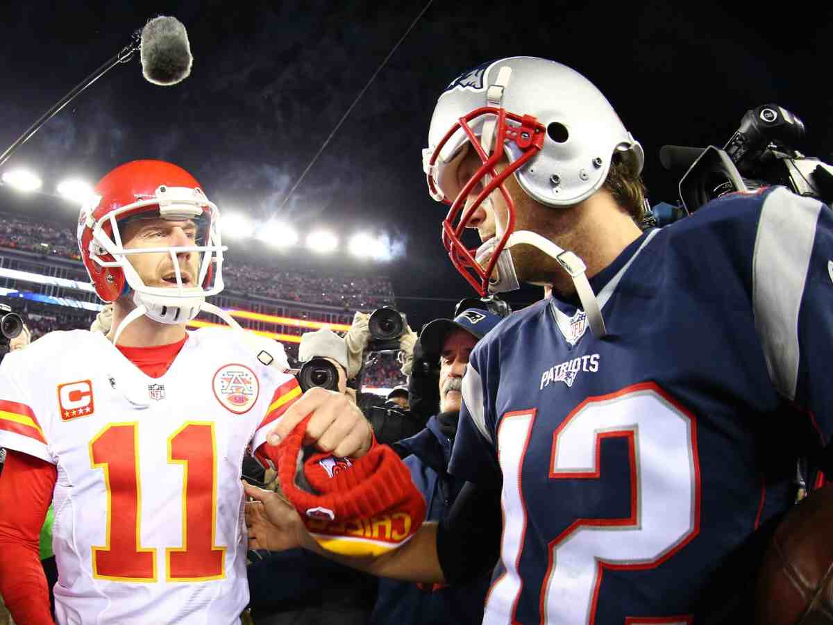 Alex Smith and Tom Brady