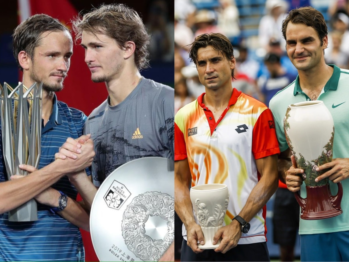 Alexander Zverev and Daniil Medvedev break Roger Federer and David Ferrer’s long-standing record as they get drawn into same group for the 2023 ATP Finals 