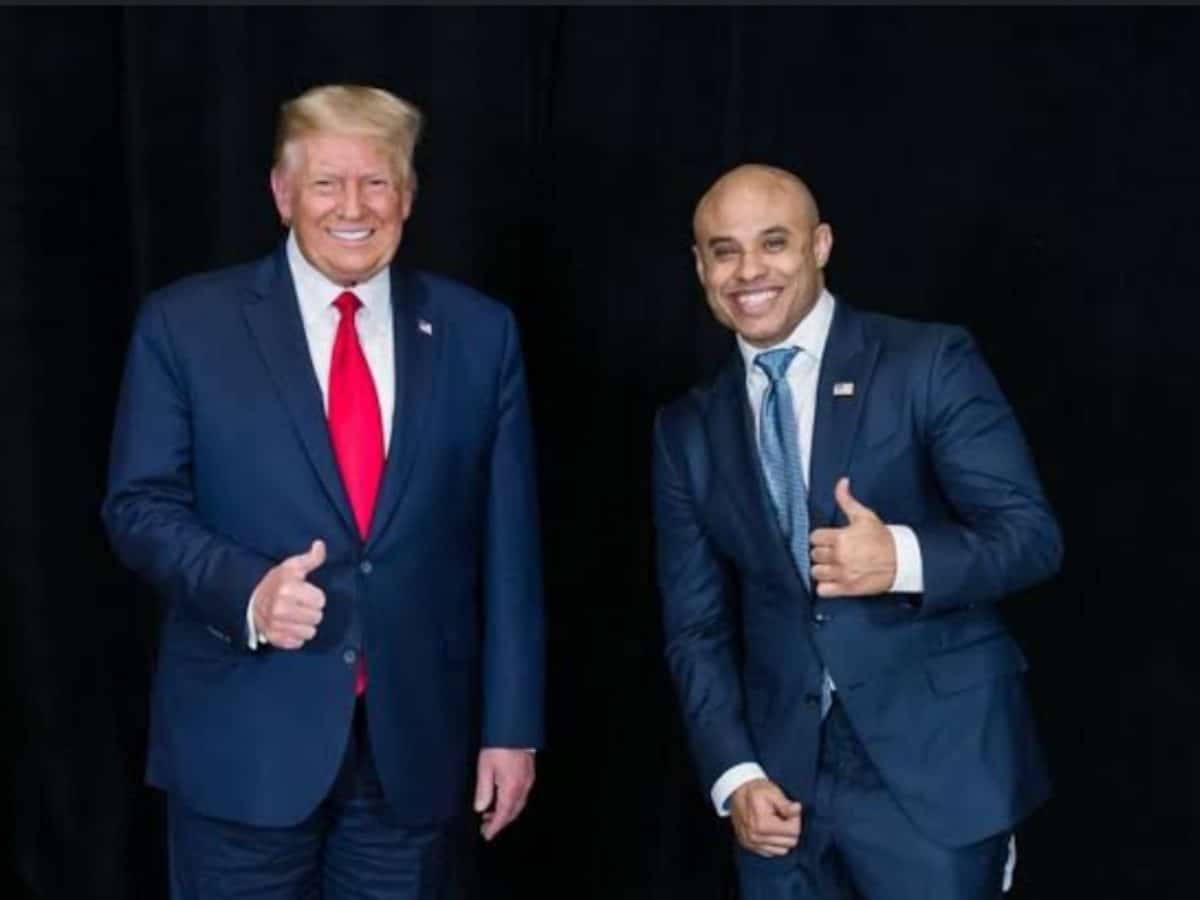 Ali Abdelaziz with Donald Trump