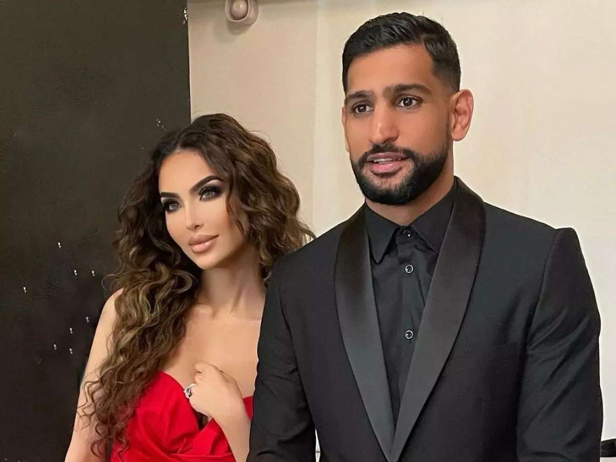 Amir Khan and Faryal Makhdoom