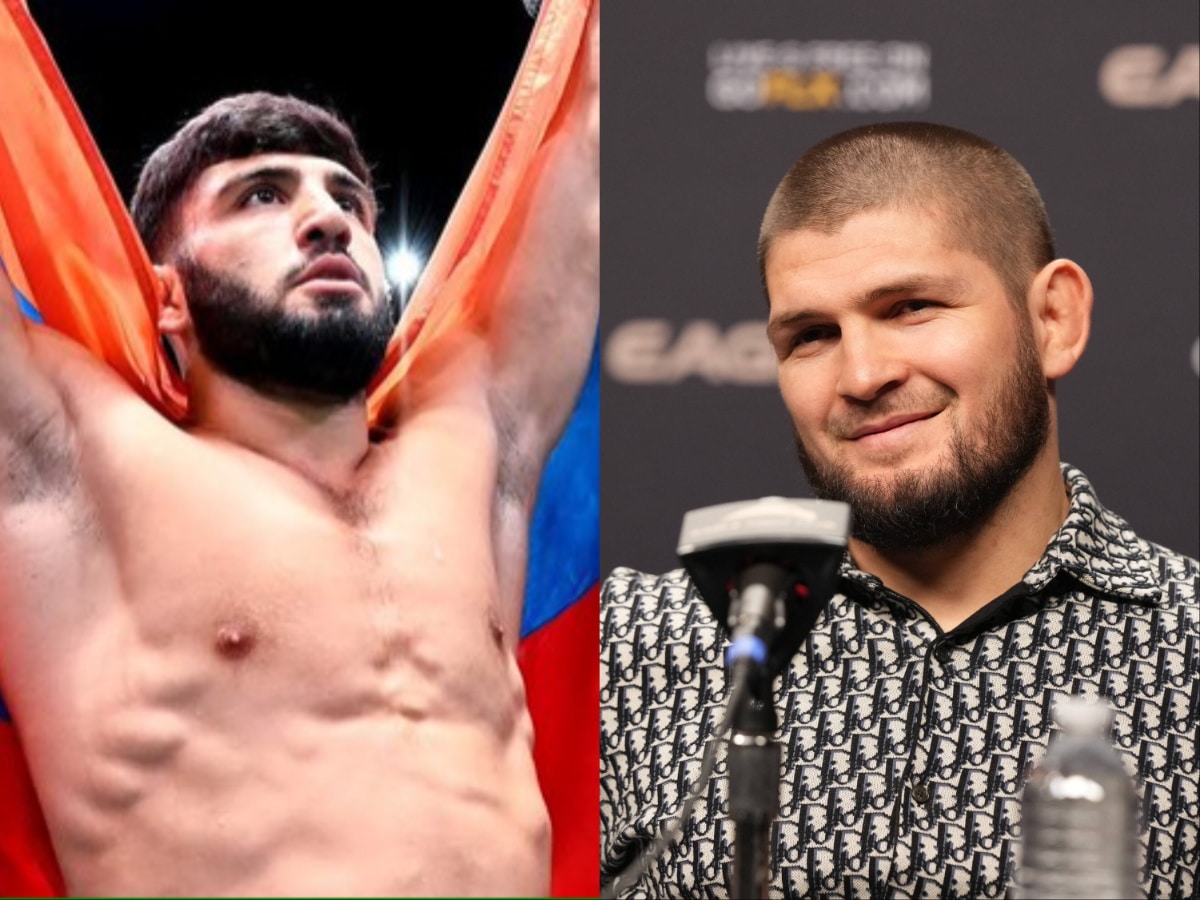 “Symbol of hope!” Rising star Arman Tsarukyan credits inspiration from Khabib Nurmagomedov for journey in amazing MMA career