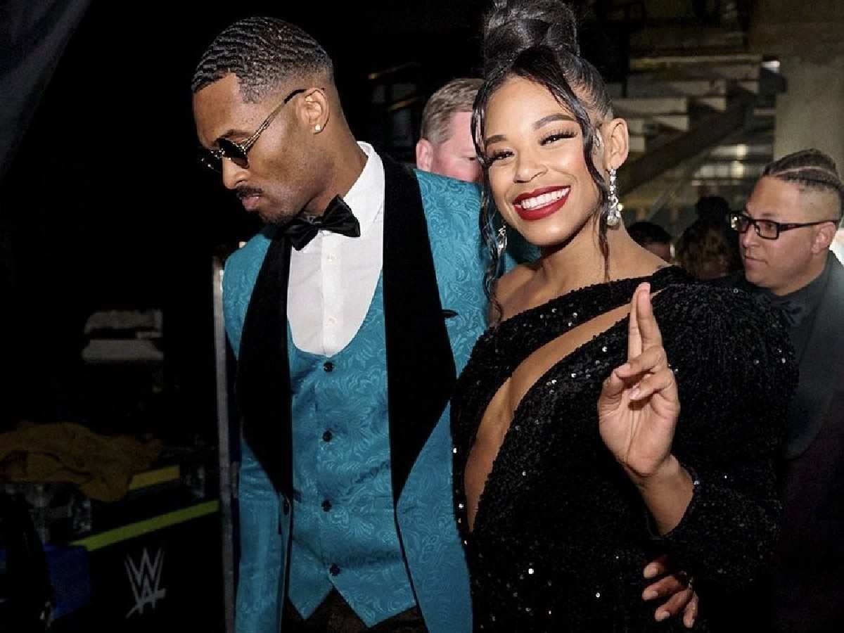 Bianca Belair and Montez Ford