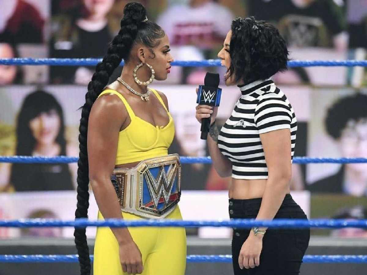 Bianca Belair and Bayley