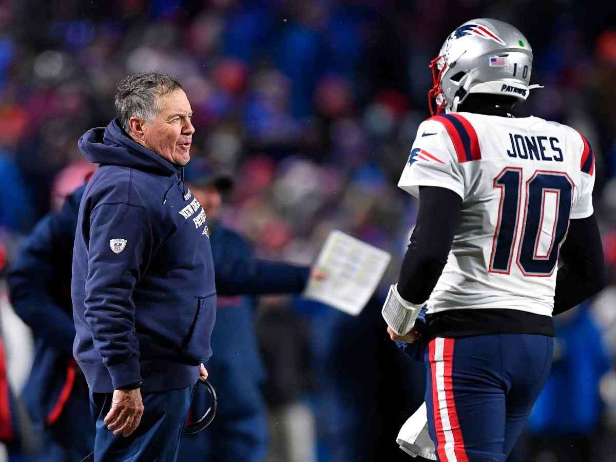 Bill Belichick and Mac Jones