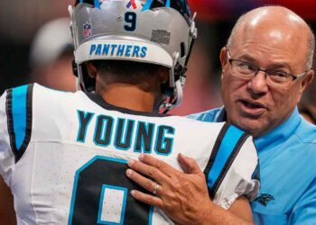 Bryce Young and David Tepper