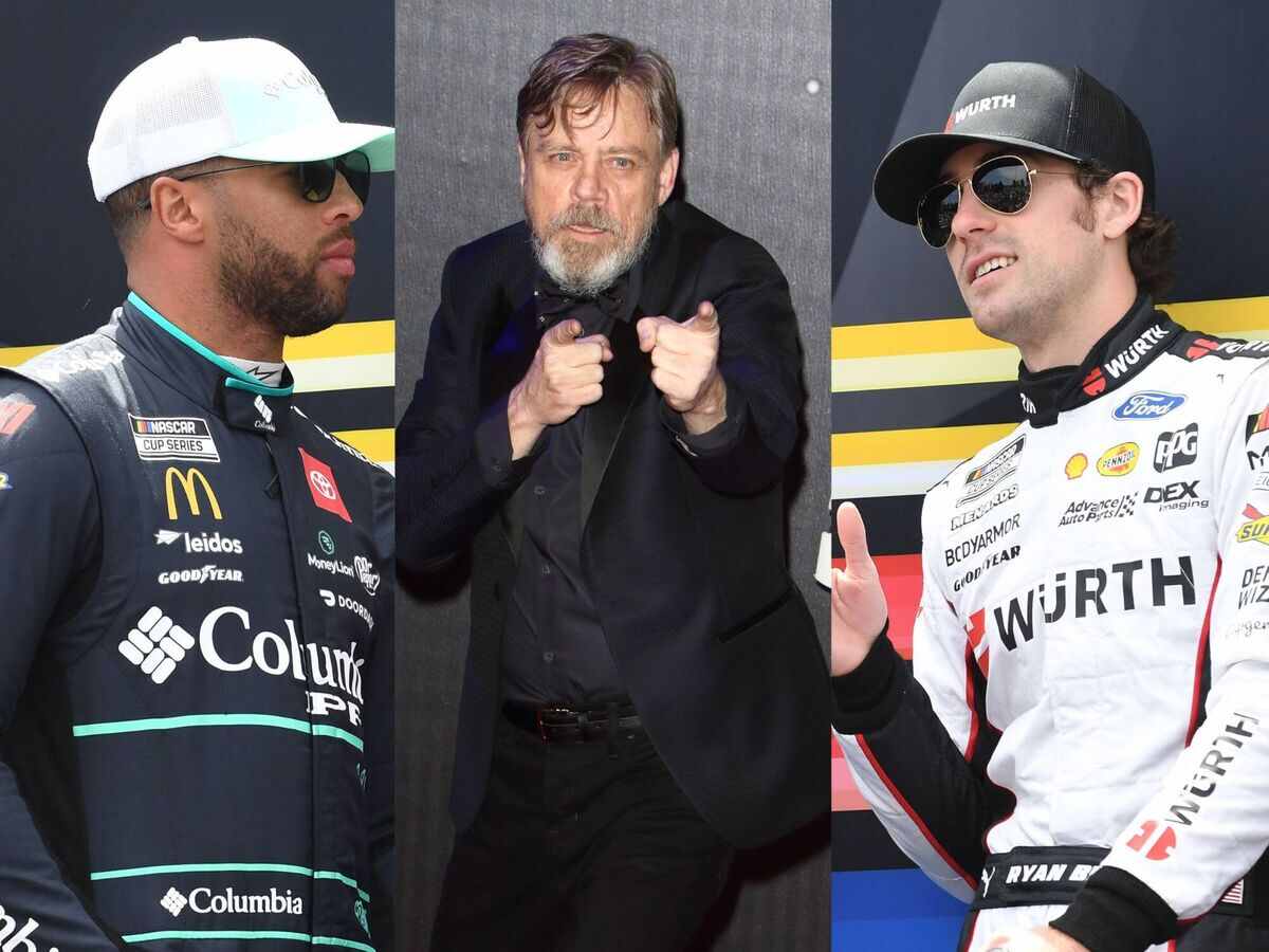 Ryan Blaney candidly admits he is JEALOUS of Bubba Wallace as the 23XI Racing driver got to meet Star Wars’ Luke Skywalker actor Mark Hamill