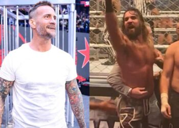 CM Punk and Seth Rollins