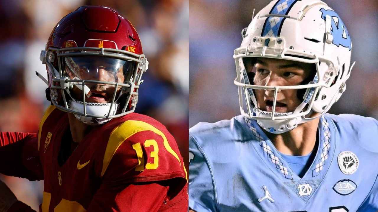 Mel Kiper doesn’t believe there’s a ‘huge gap’ between Caleb Williams and Drake Maye despite the USC QB’s high prospects