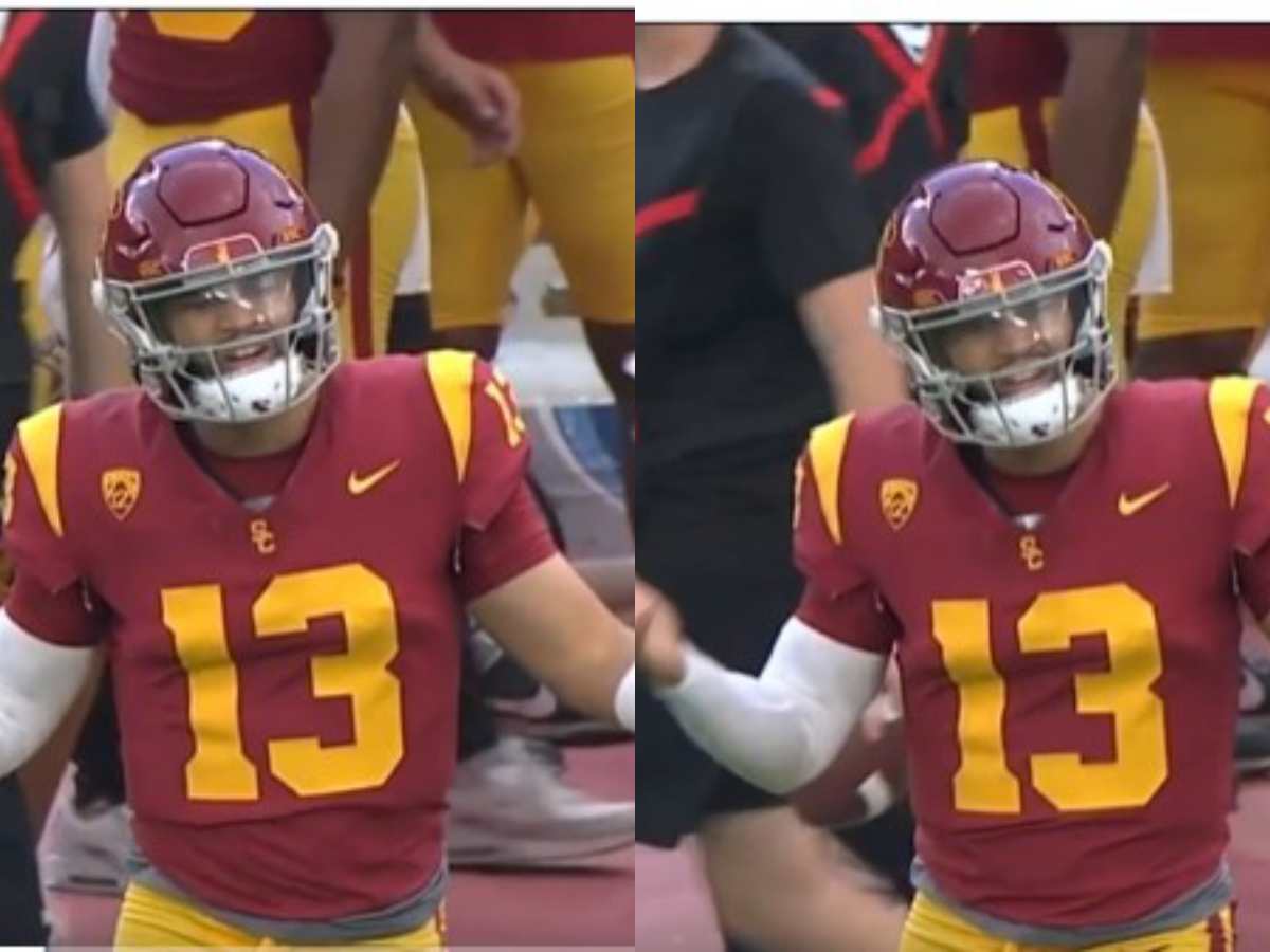 “Most overrated player in college football history!” – ‘Frustrated’ Caleb Williams gets WHACKED on social media for throwing an interception again in his last game of the season