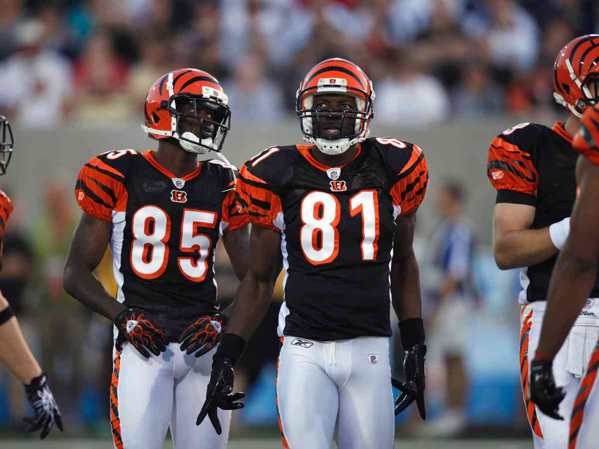 (85) Chad Johnson and (81) Terrell Ownes