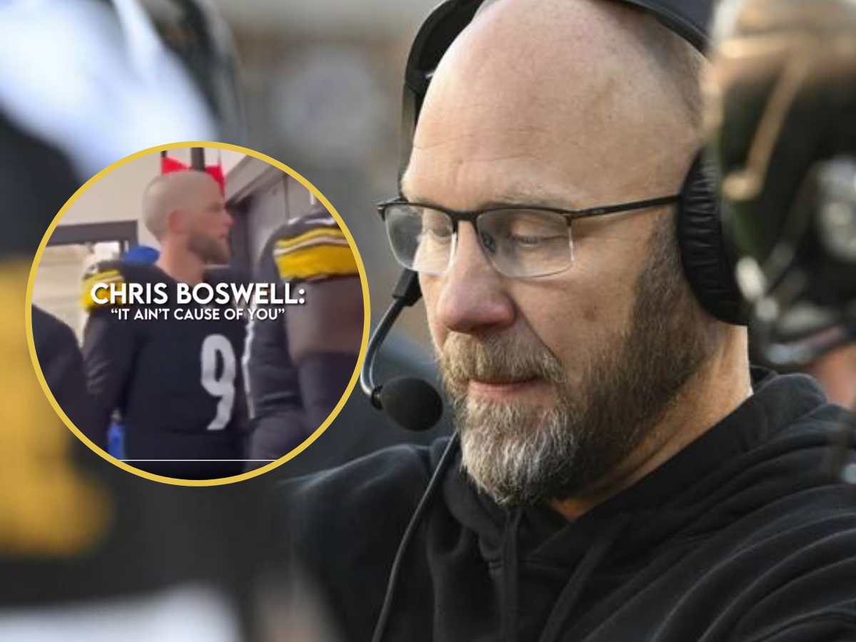 WATCH: Clip of Steelers’ Chris Boswell telling OC Matt Canada he’s not the reason they’ve won after a game last year goes viral after he got fired