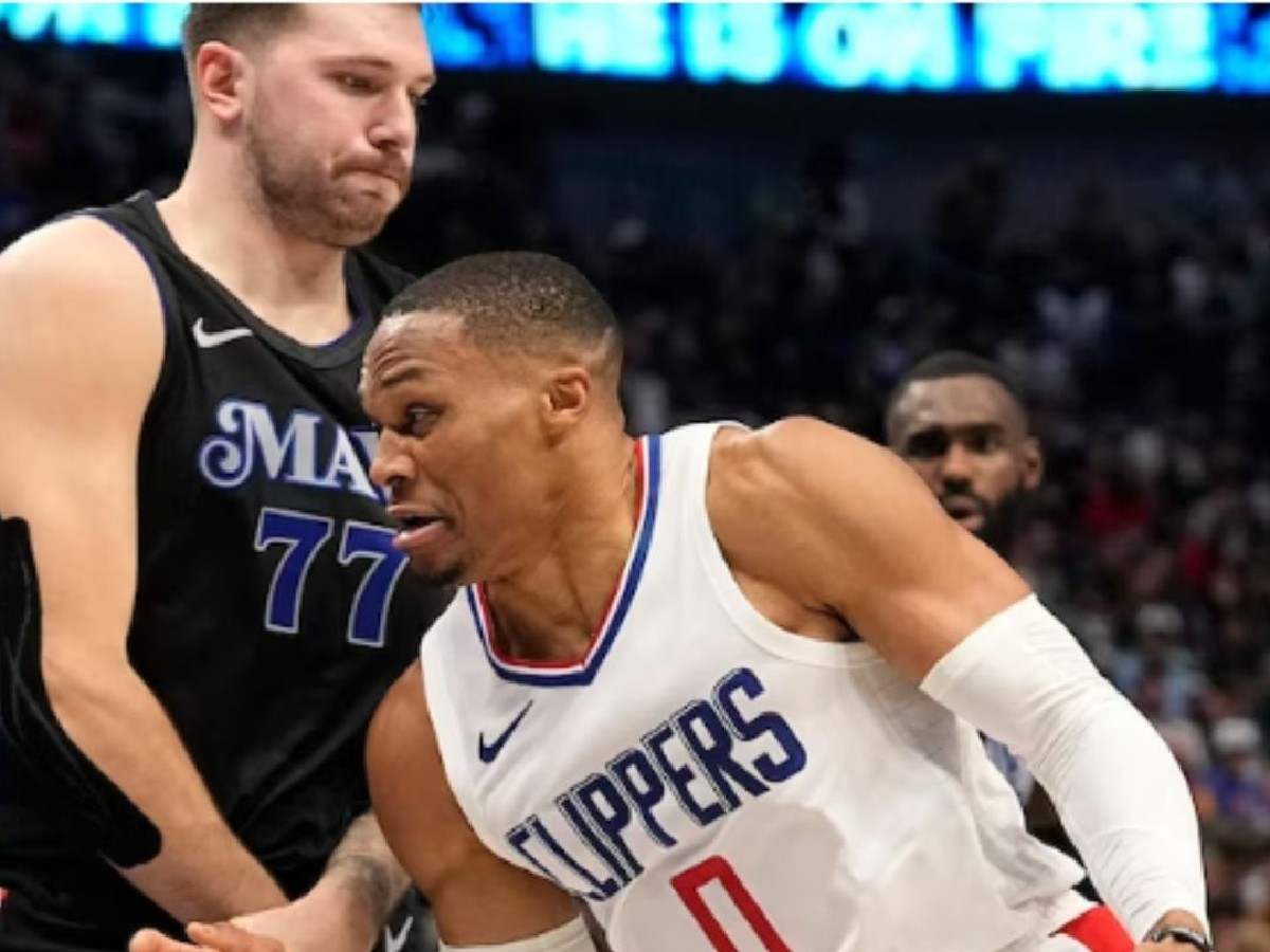 “Go at him,” Russell Westbrook orders teammates to ATTACK Luka Doncic after hunting down Mavs superstar for easy layup