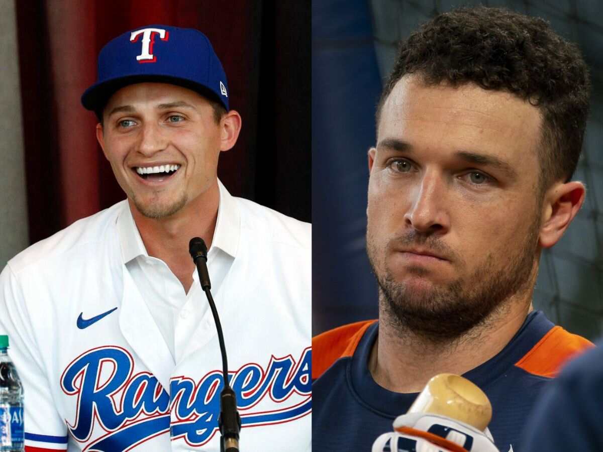 “I guess we’ll never know,” Corey Seager takes MASSIVE shot at rival Alex Bregman during Rangers World Series title celebration