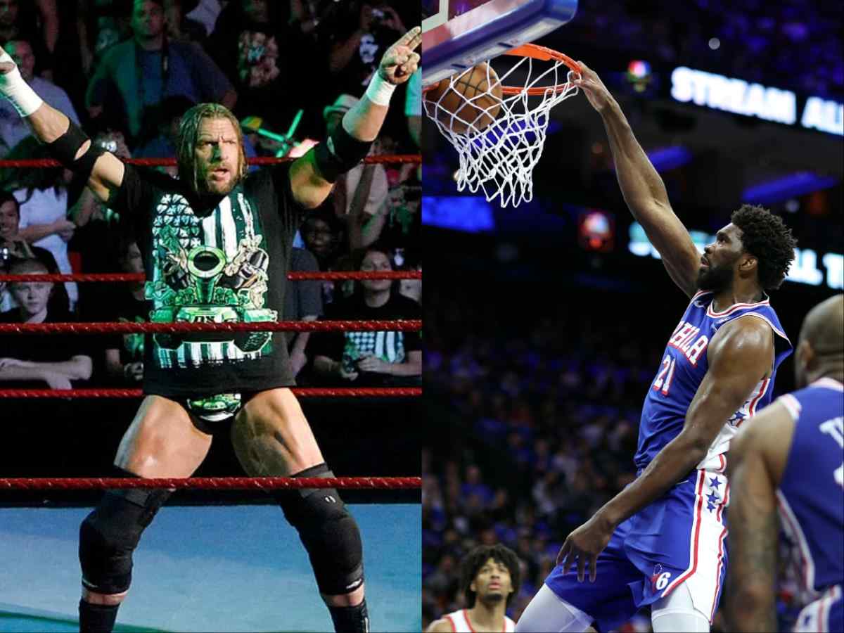 “You can do that all day,” Triple H invites Philadelphia 76ers’ star for WrestleMania 40 after he gets fined $35,000 for inappropriate D-Generation X celebration 