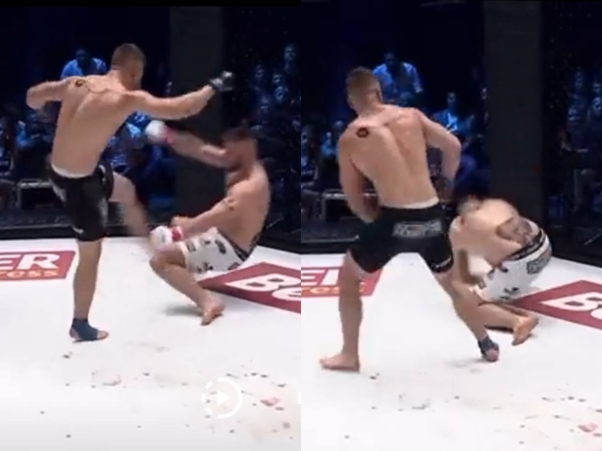 WATCH: ‘Something out of Tom and Jerry’ – Fighter hilariously gets DQ’d despite obliterating opponent