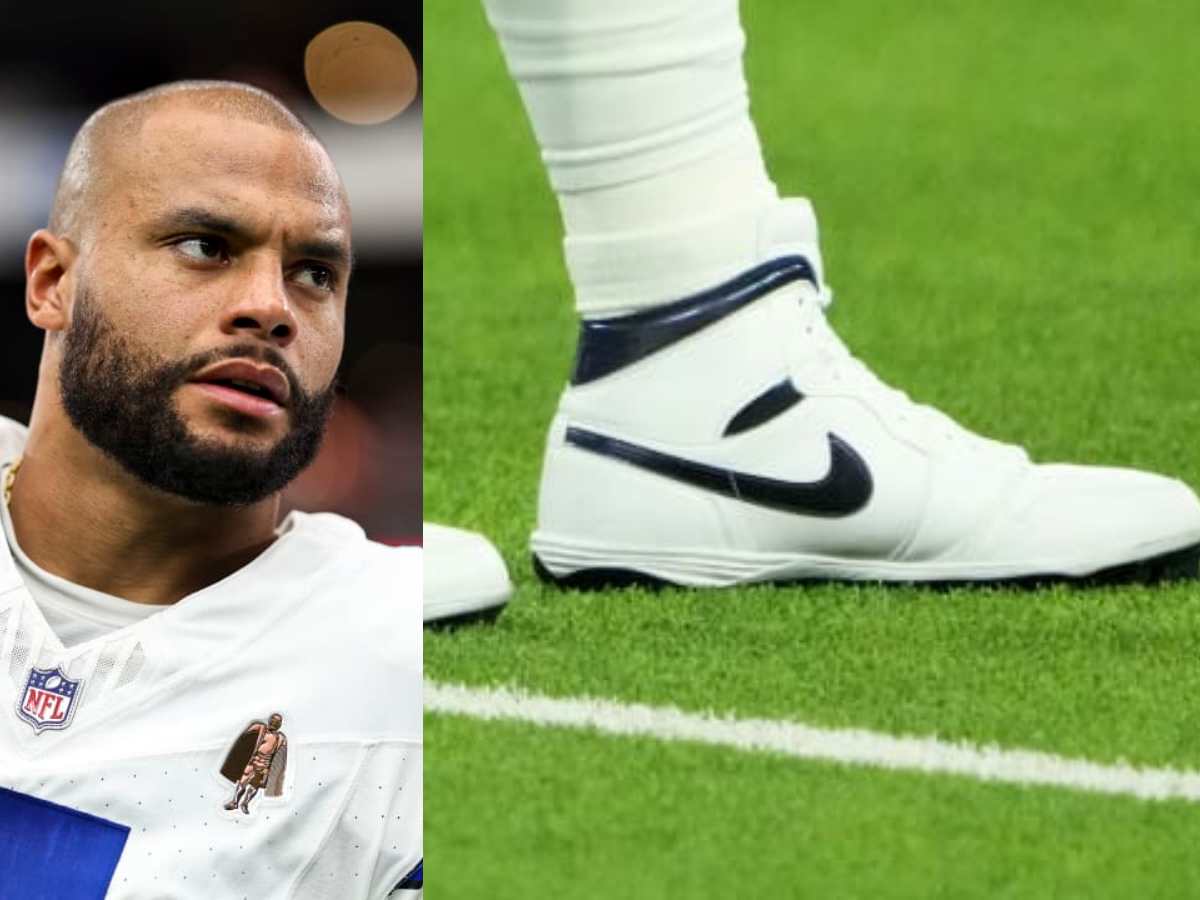 Dak Prescott wore the Air Jordans on Sunday