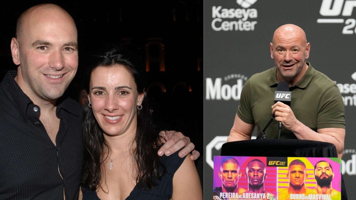 Dana White and his wife