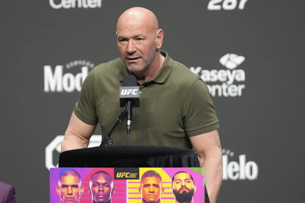 Dana White shuts reporter down after asking "dumb question"