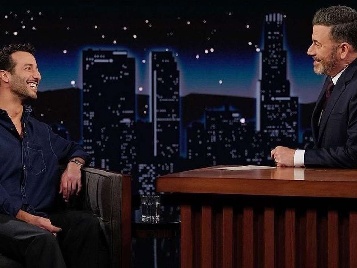 “PR merchant”- Fans brutally troll Daniel Ricciardo over his guest appearance on Jimmy Kimmel Live ahead of the Las Vegas GP