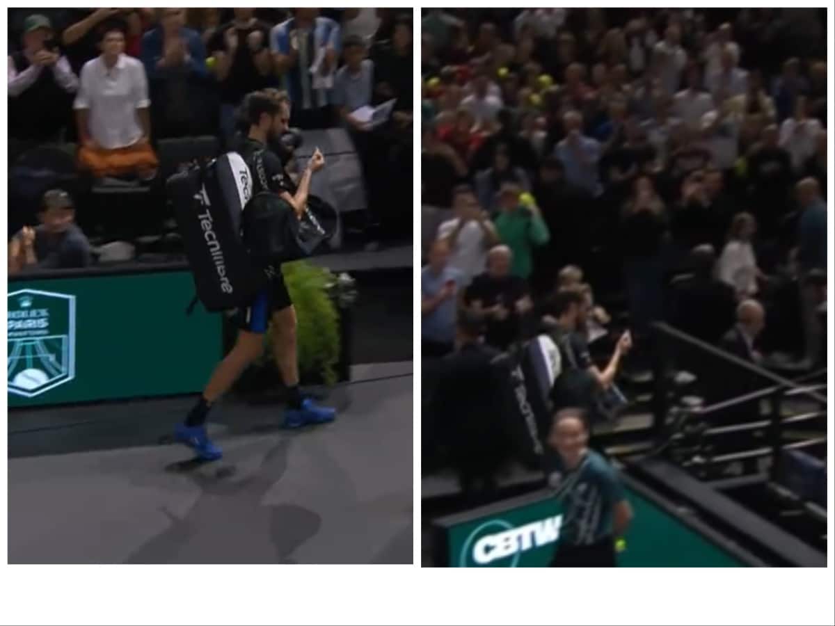 Daniil Medvedev diplomatically avoids bashing the crowd at Paris Masters after he showed them the middle finger for booing after losing to Grigor Dimitrov