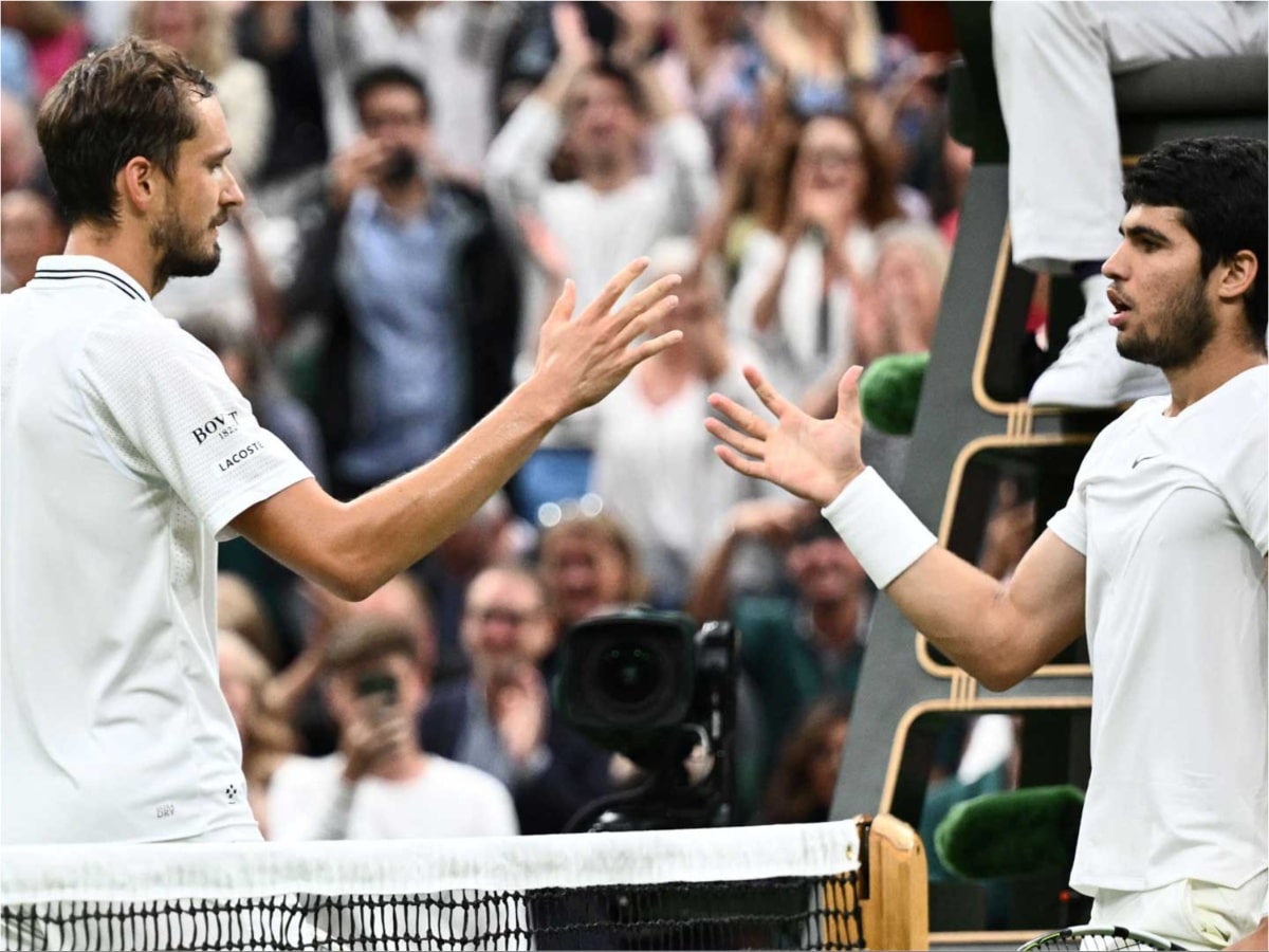 Daniil Medvedev and Carlos Alcaraz