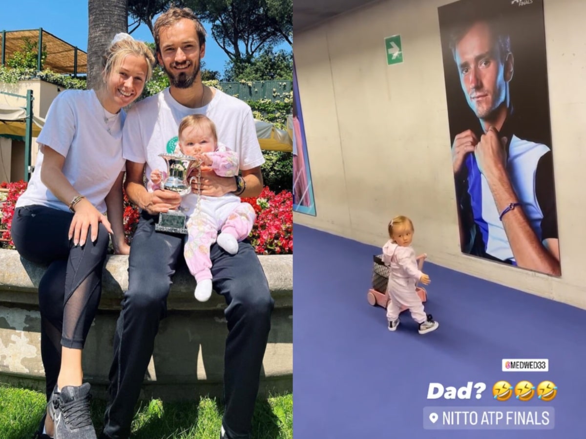 Watch: Daniil Medvedev's Daughter Alisa Left Awestruck Seeing Her Dad’s ...