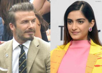 David Beckham and Sonam Kapoor