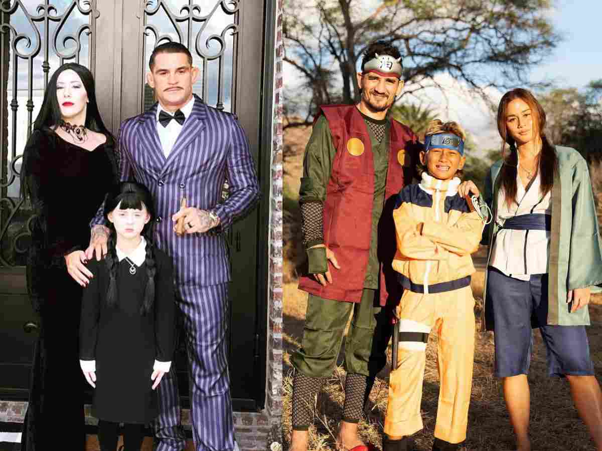 Halloween costumes of the Poirier's and Holloway's