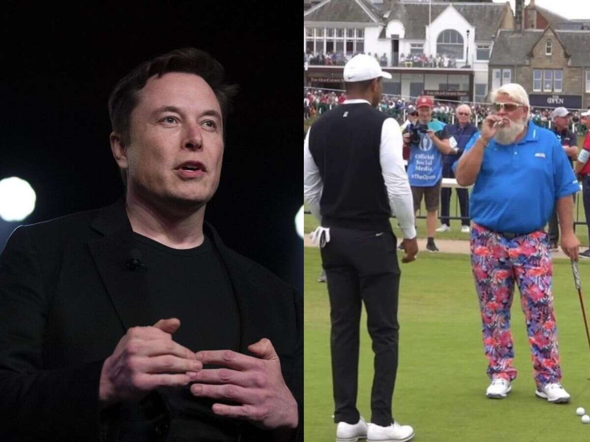 Elon Musk shares HILARIOUS meme of golfing legends John Daly and Tiger Woods for Grok Chatbot vs. ChatGPT