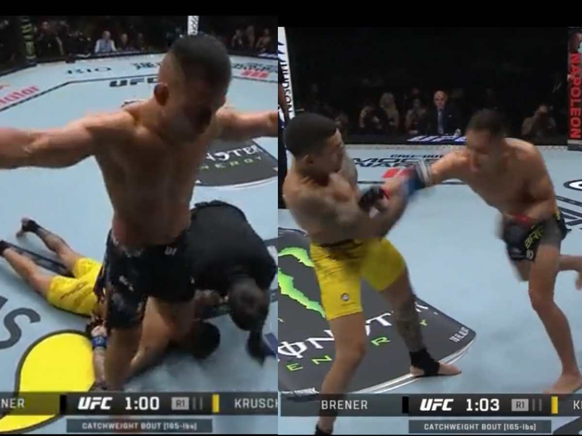 WATCH: ‘Earshot dead’ – Fighter falls face first into canvas after BRUTAL knockout at UFC Sao Paulo