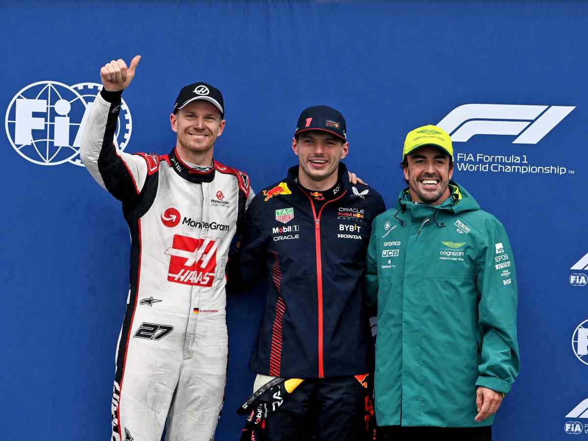 Fernando Alonso, Max Verstappen and Nico Hulkenberg.