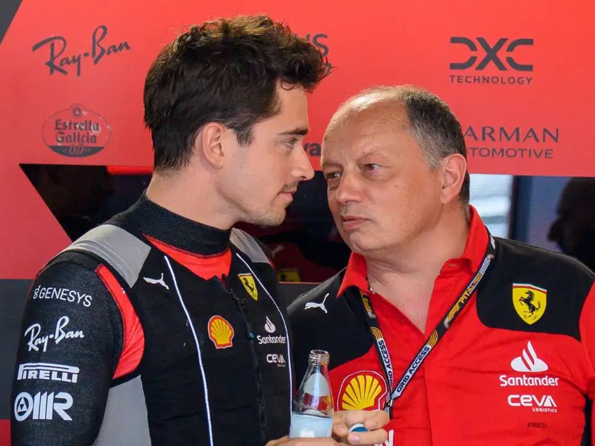 Charles Leclerc and Fred Vasseur