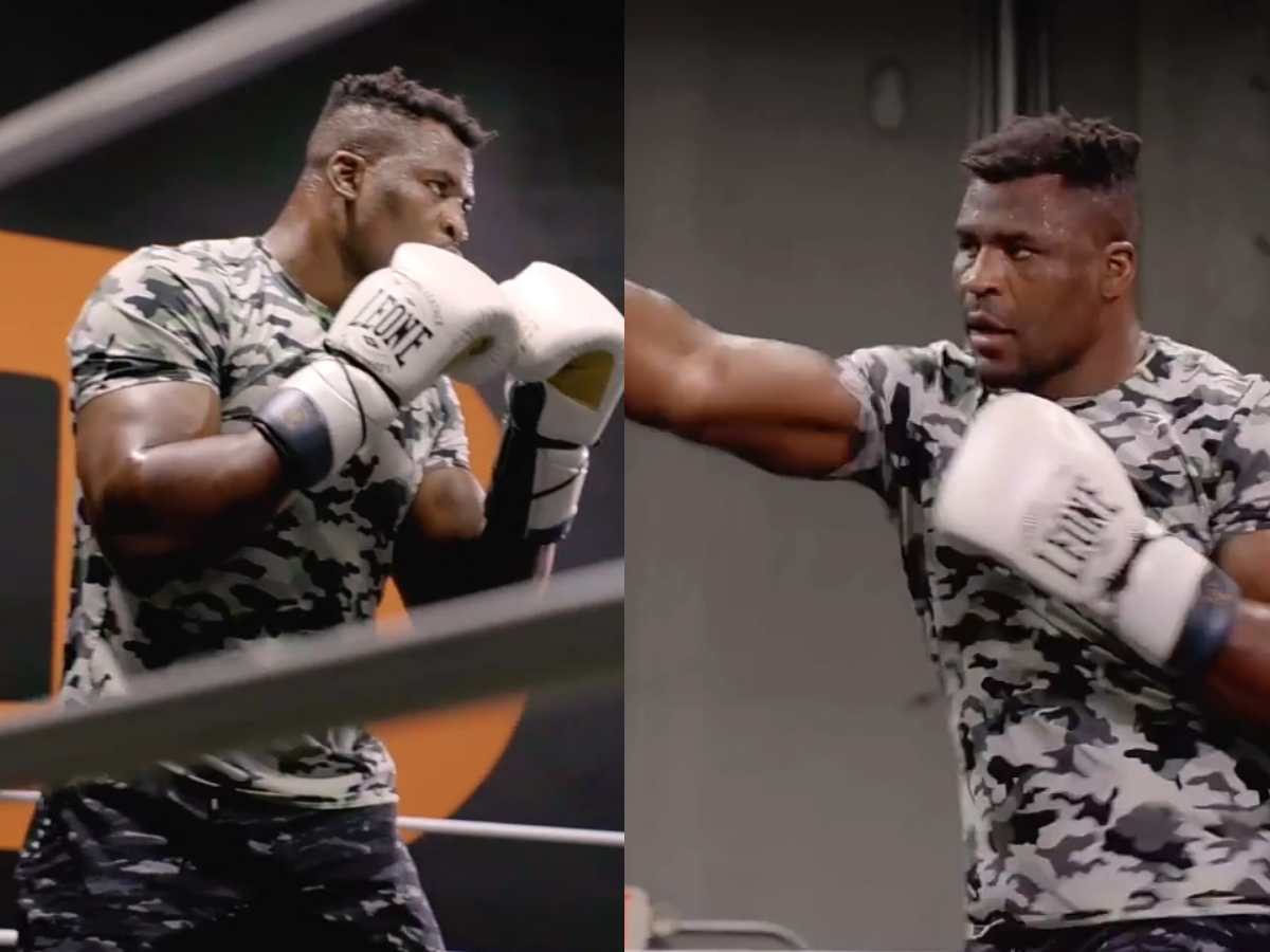 “It’s hard to get hit by a truck every day!” Francis Ngannou’s coach HILARIOUSLY reveals reason behind ‘sloppy’ pad work leading up to Tyson Fury fight