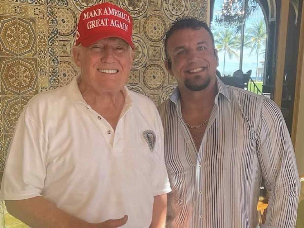 Frank Mir with Donald Trump