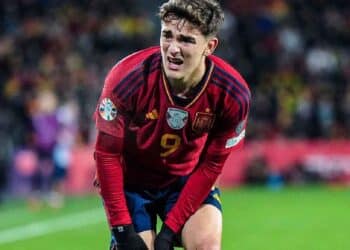 Barca's Gavi after rupturing his knee