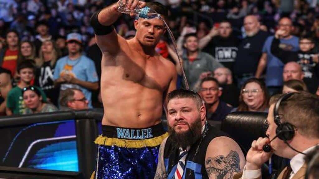 Grayson Waller and Kevin Owens