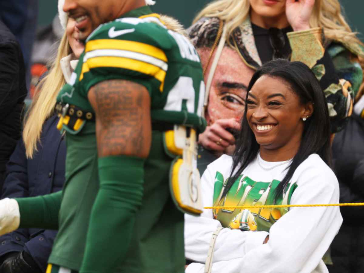 Simone Biles expresses gratitude to husband Jonathan Owens’ NFL team for their warm reception, saying ‘hospitality in Green Bay is unmatched’