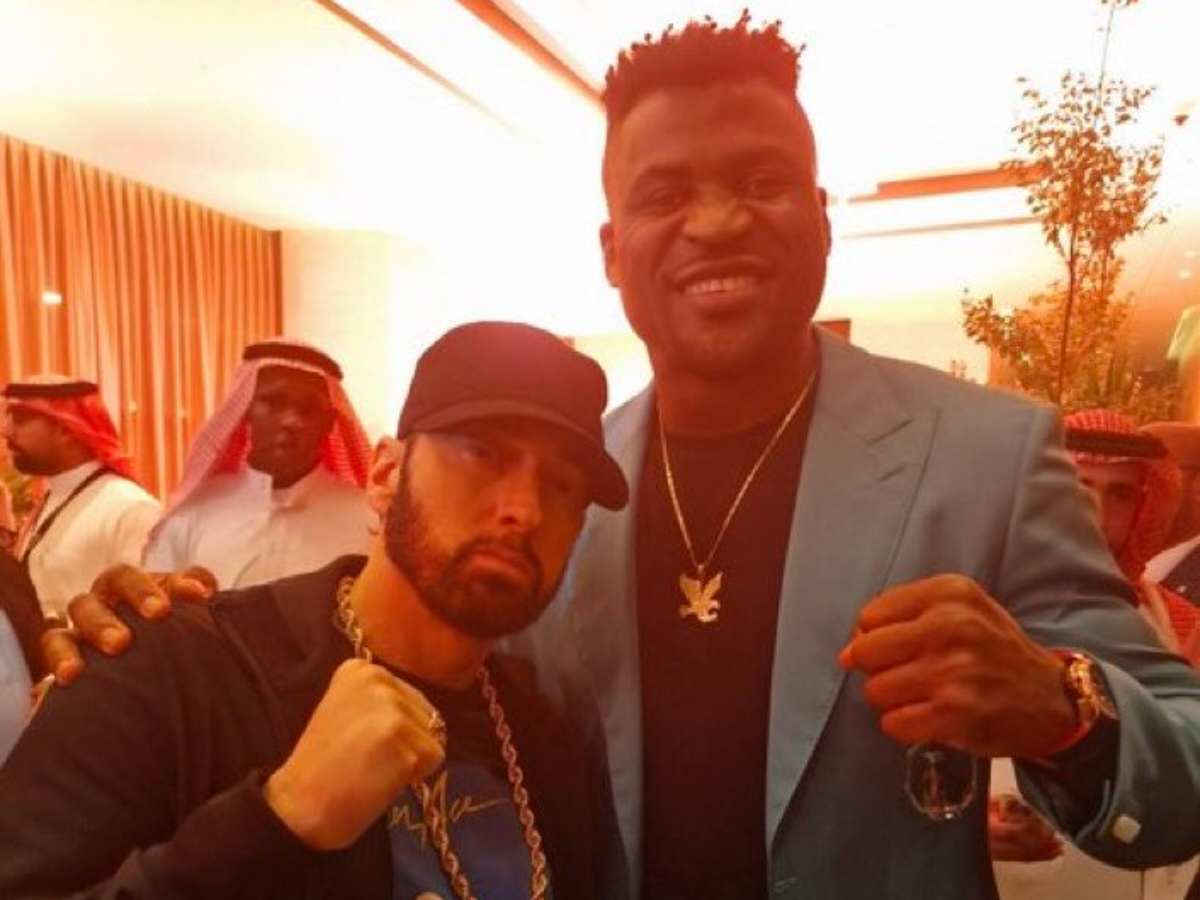 “THE MARSHALL × THE PREDATOR” – Francis Ngannou stuns fight world by unleashing epic pic with rap icon Eminem