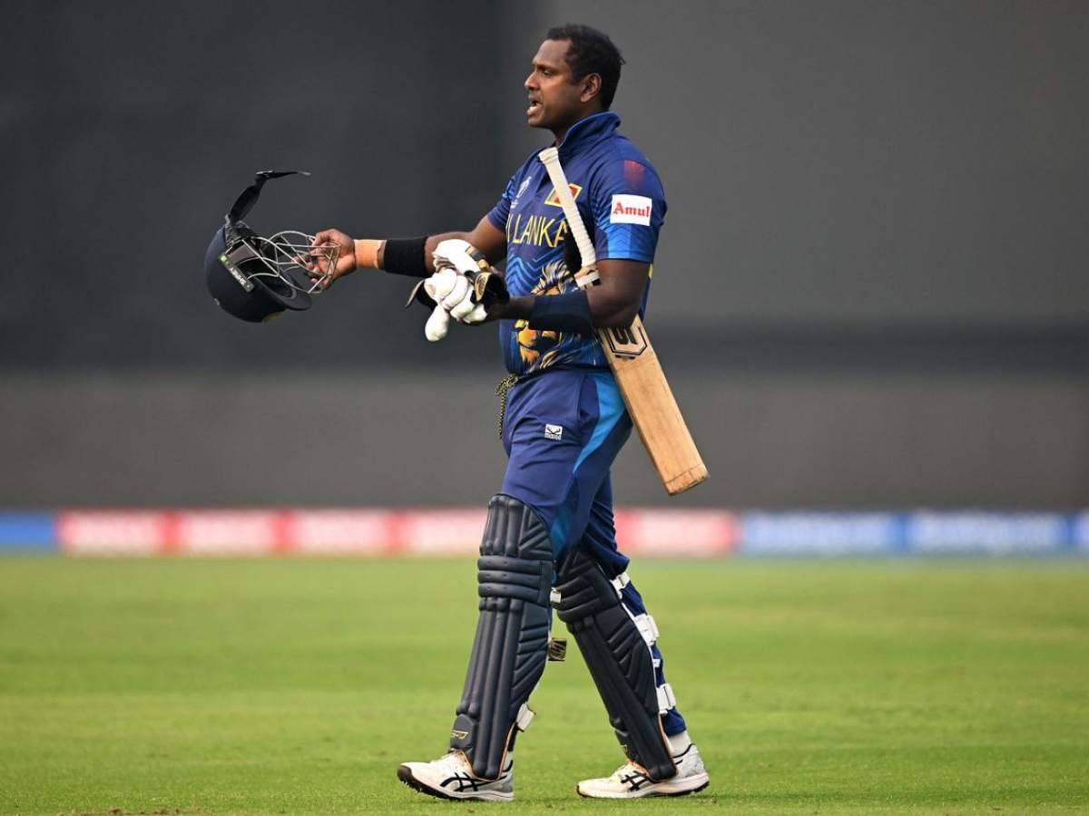 Cricket World Cup 2023: Angelo Mathews becomes the first International player to be dismissed by timed out! What is timed out? 