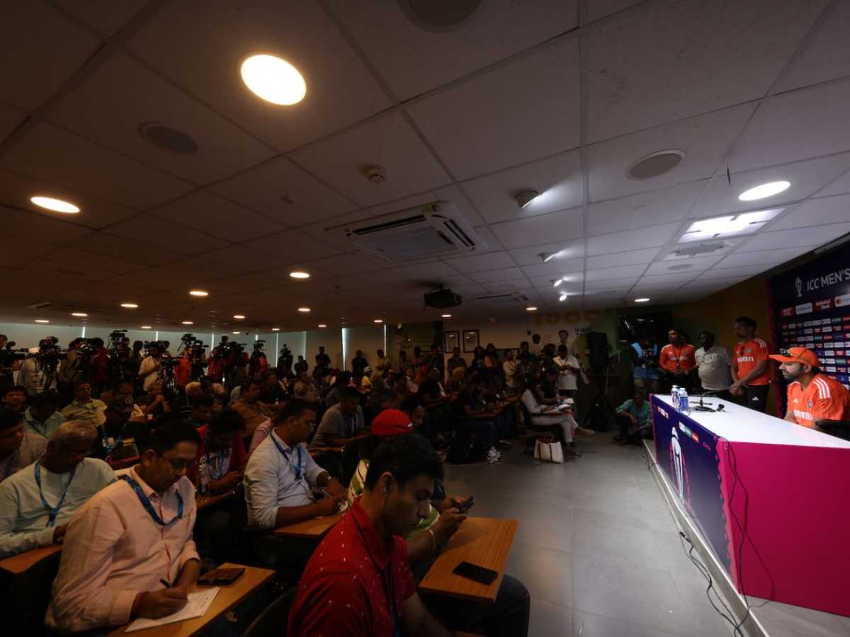 Cricket World Cup 2023: “We weren’t even born,” Rohit Sharma returns with yet another humorous press conference moment 