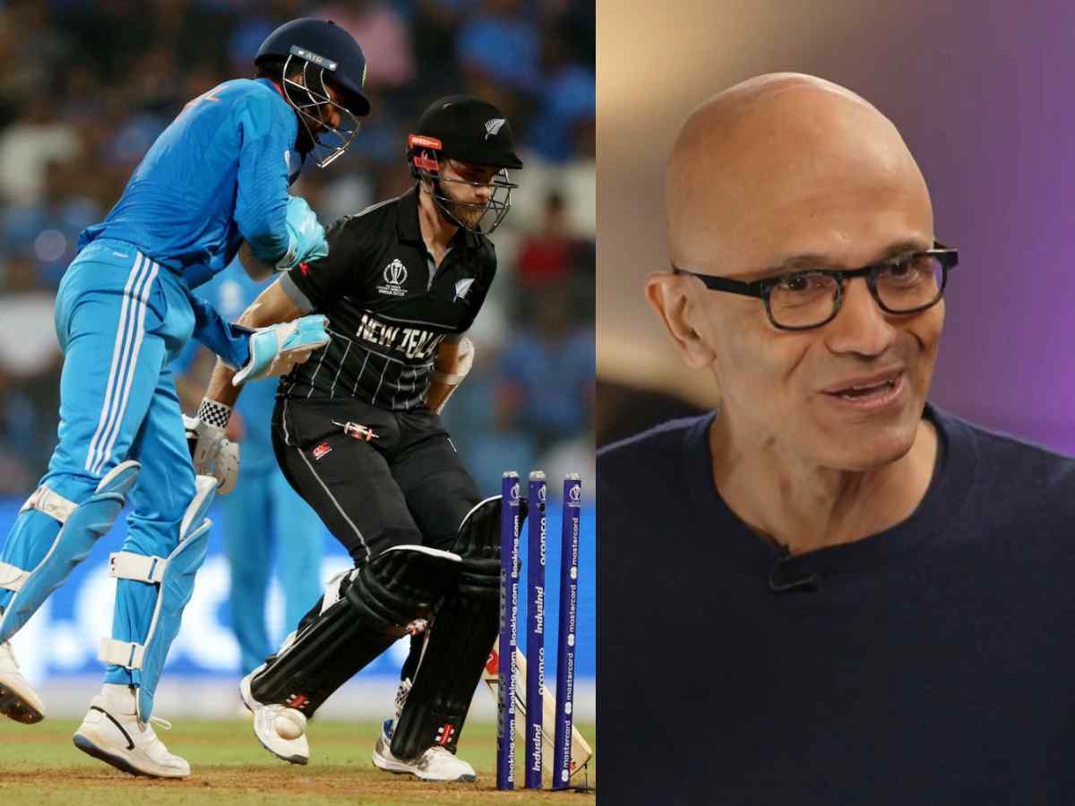 WATCH: “I’ve been up all night,” Microsoft CEO Satya Nadela delayed his keynote speech as he was watching India vs New Zealand World Cup semi-final 