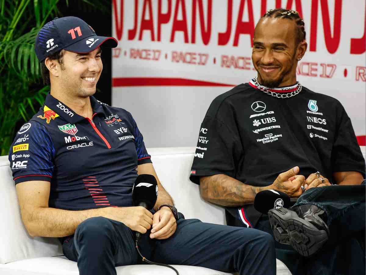 Sergio Perez jokes about asking Lewis Hamilton for sleeping pills after the Briton claimed to not suffer from jetlag before the Las Vegas GP