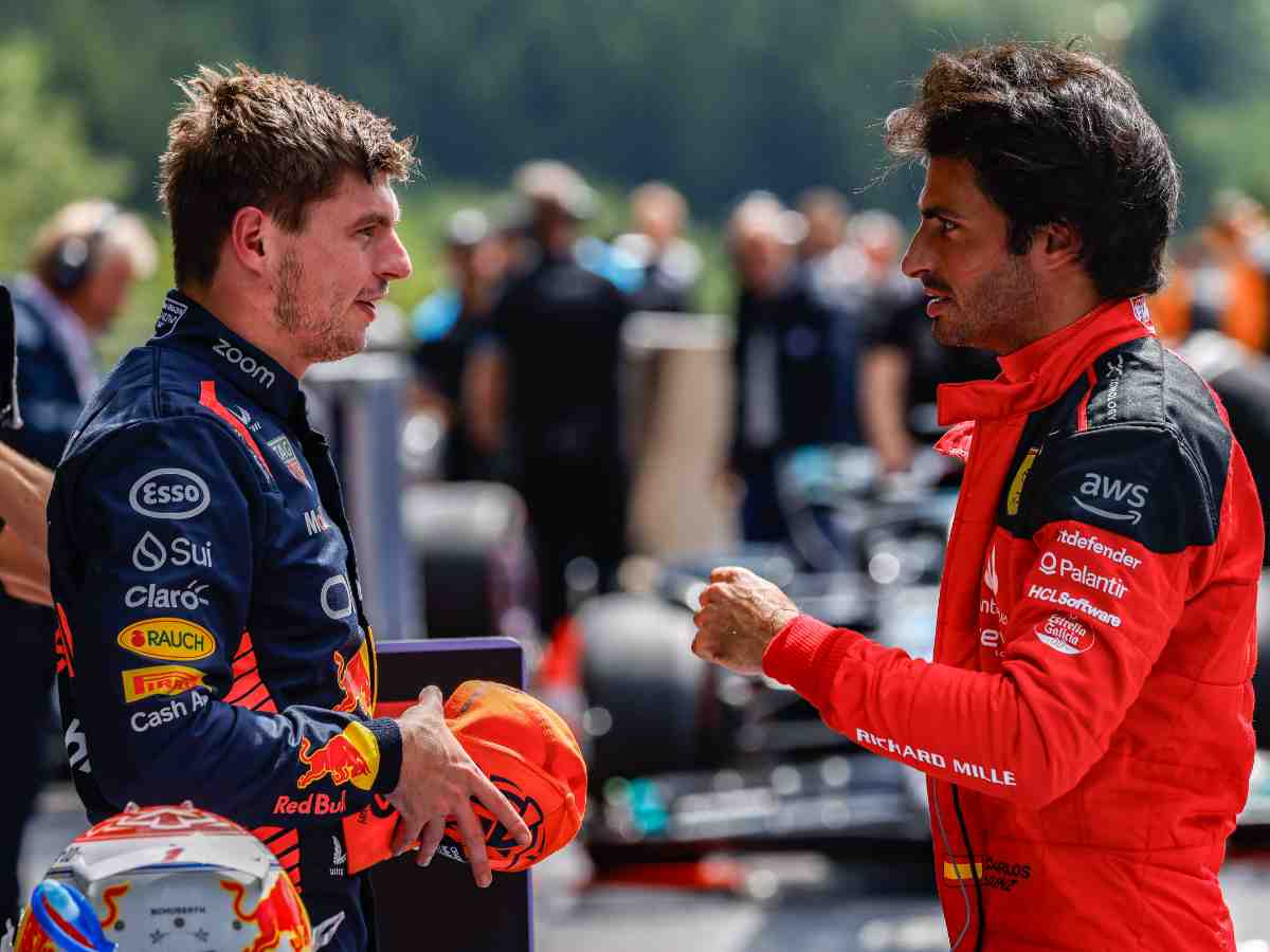 Max Verstappen and Carlos Sainz.