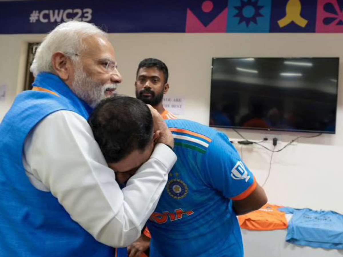 Narendra Modi and Mohammed Shami