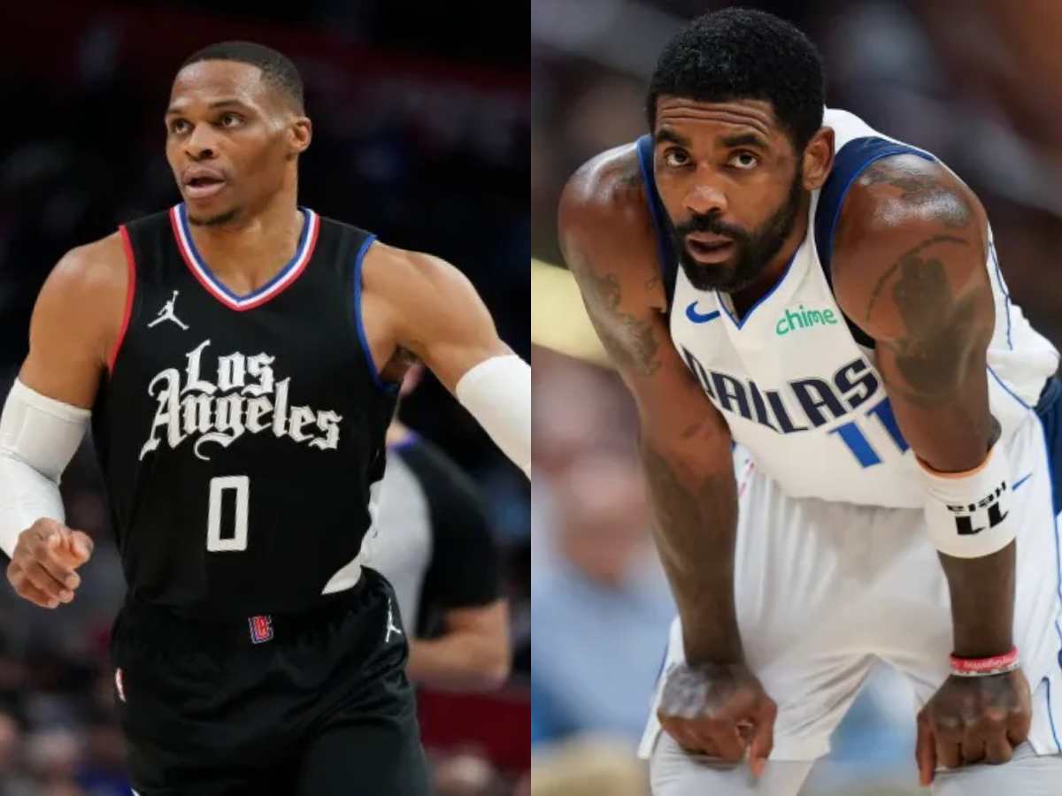 “I respect him for everything he stands…” Russell Westbrook heaps huge praise on Kyrie Irving after intense Clippers vs Mavericks game