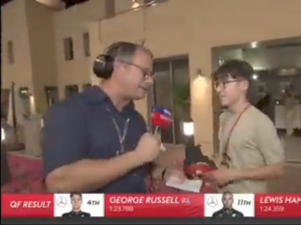 WATCH: “Kid speaks the truth”- Fans go bonkers as a kid calls out Ted Kravitz at the Abu Dhabi GP for being biased toward Mercedes