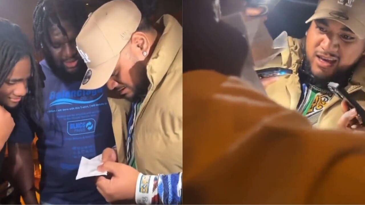 WATCH: Browns rookie Isaiah McGuire left stunned after being forced to pay $40,000 dinner bill by teammates