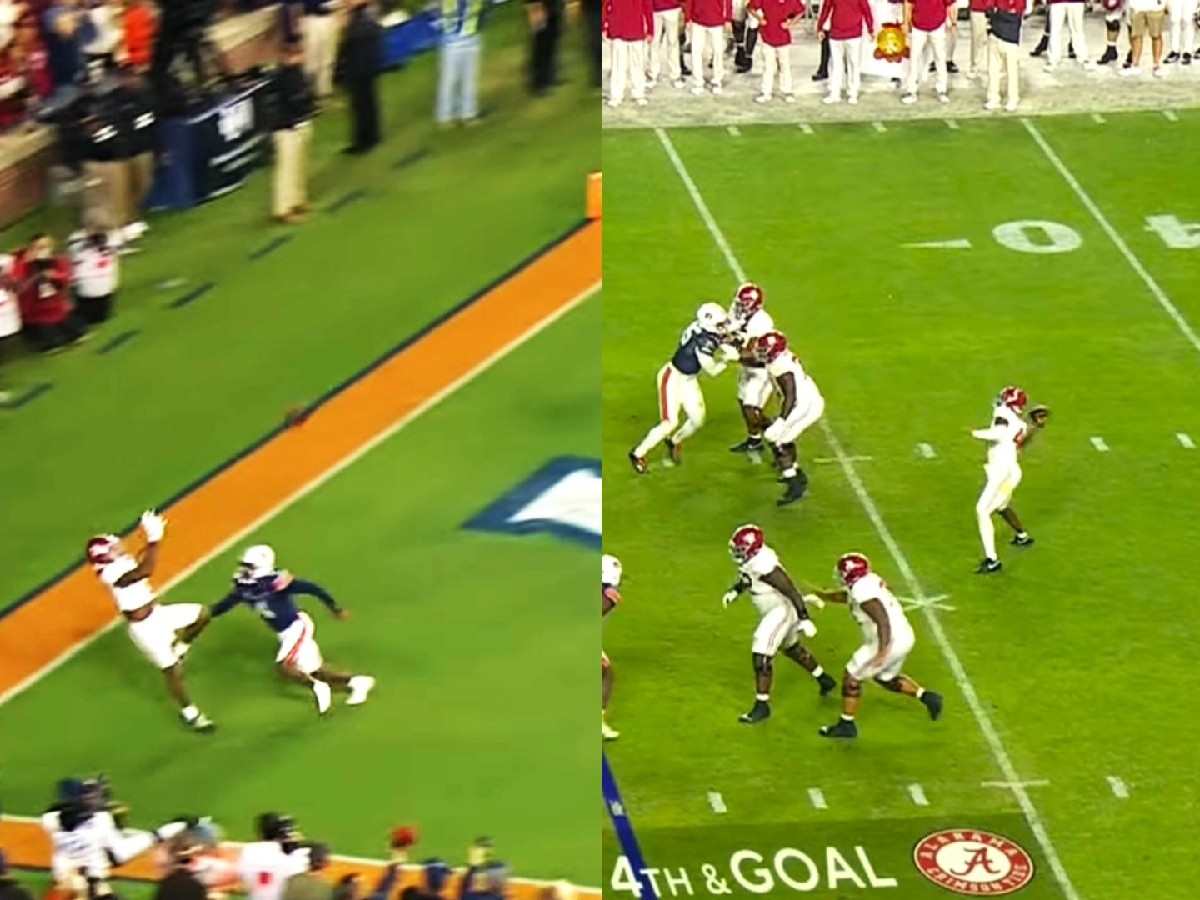 WATCH: Alabama scores a game-winning TD led by QB Jalen Milroe from 4th and 31 with the game on the line to beat Auburn 27-24