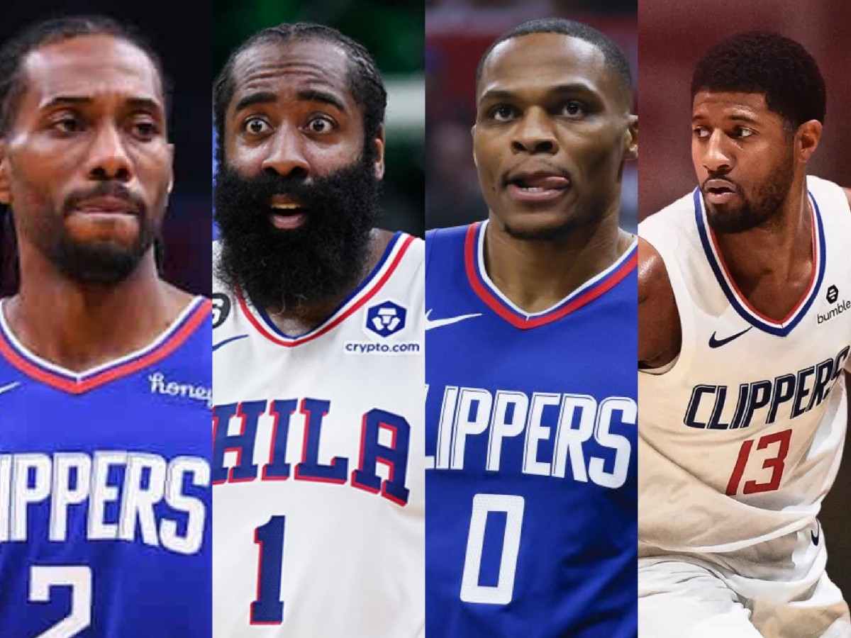 James Harden, Kawhi Leonard, Paul George, Russell Westbrook