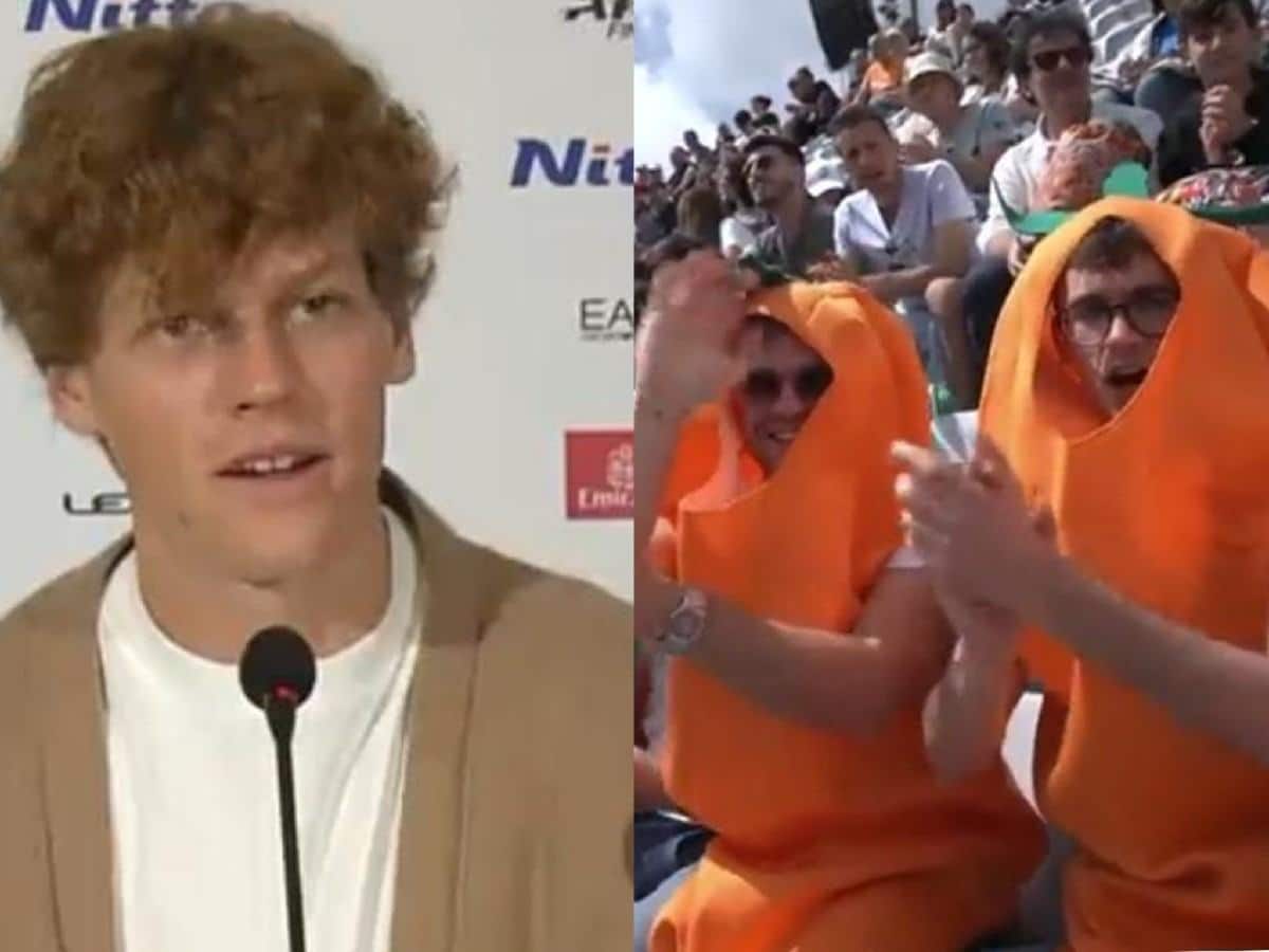 WATCH: Jannik Sinner throws shade at Novak Djokovic for having a devoted fan base as the ‘Carota Boys’